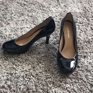 Kelly & Katie black heels